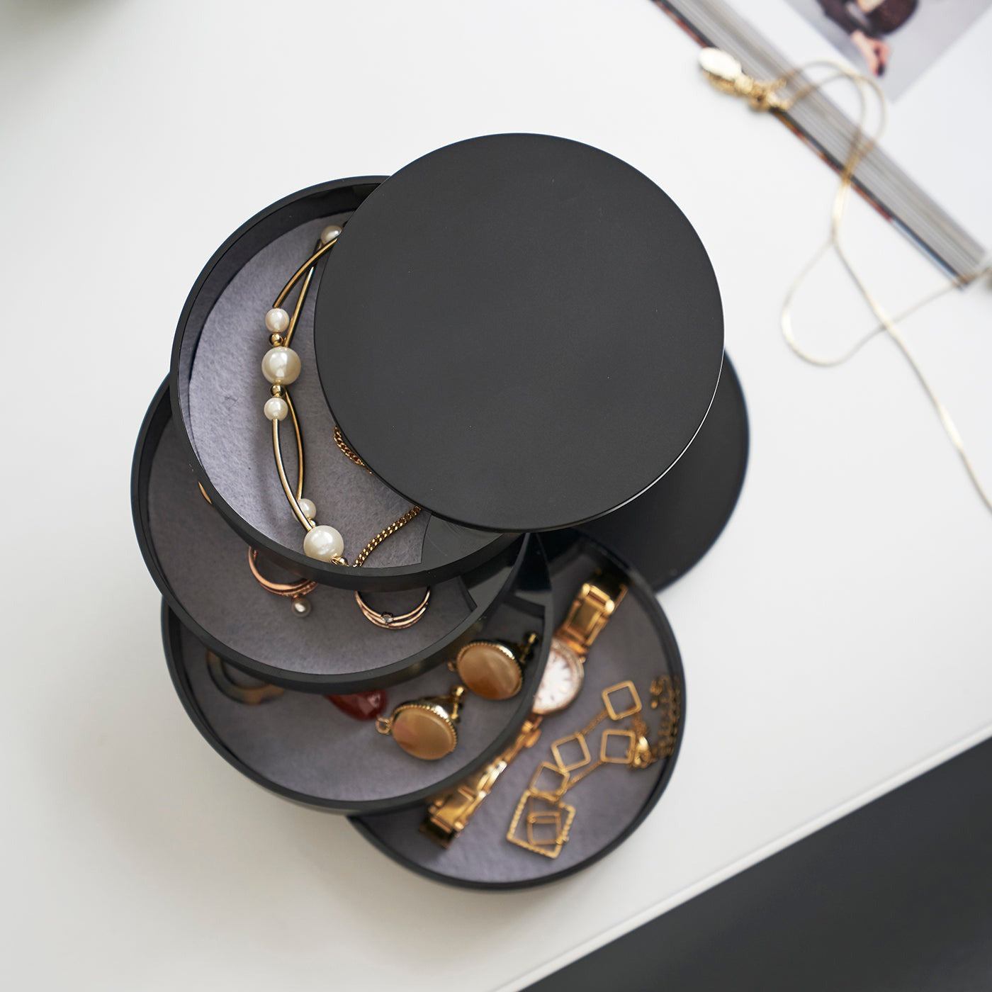 Boîte À Bijoux Ronde