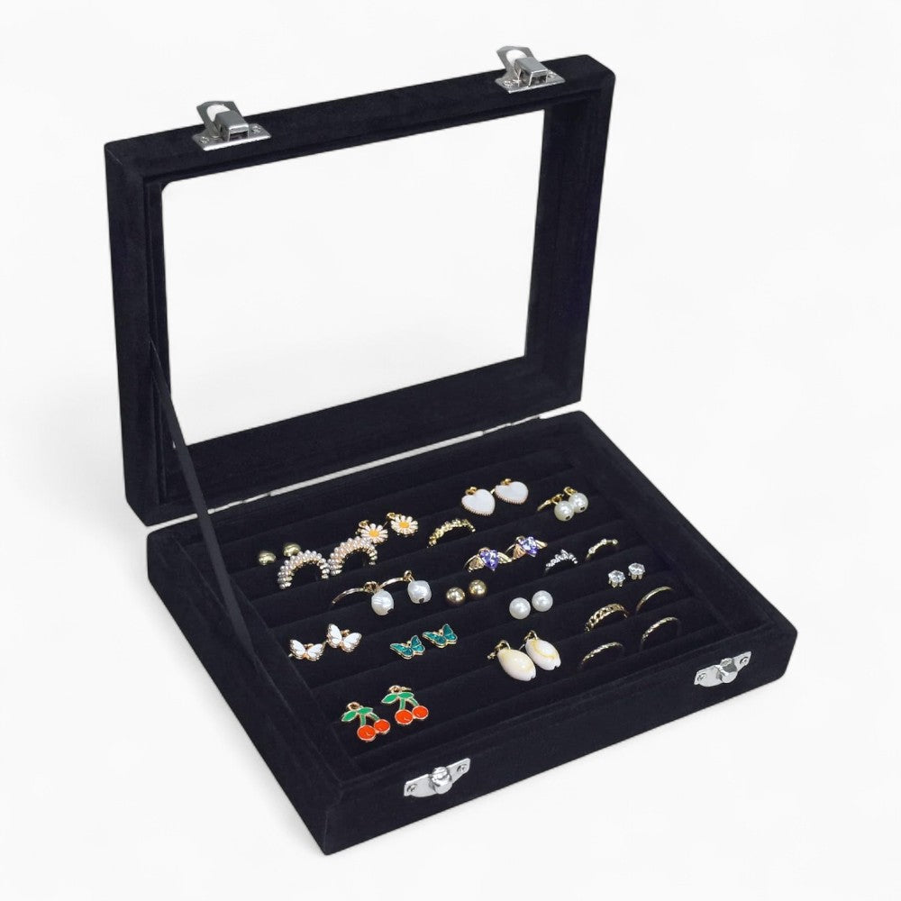 Boîte À Bijoux En Velours Pour Bagues