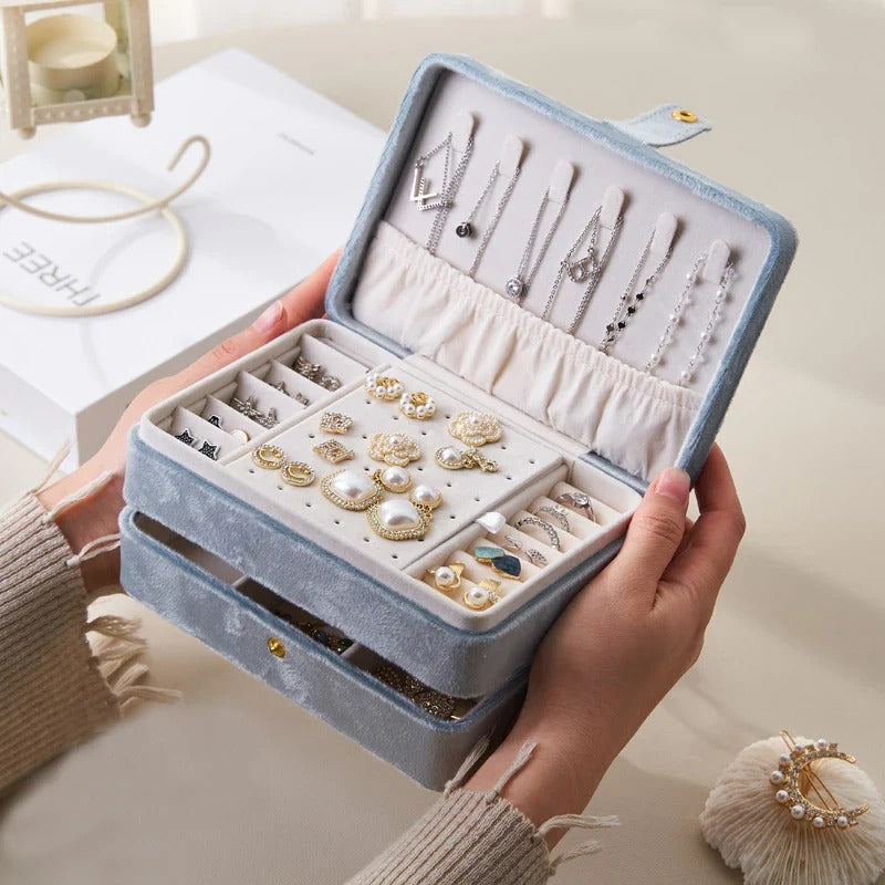 Boîte À Bijoux De Voyage Velours