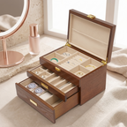 Boîte À Bijoux En Bois Avec Tiroirs