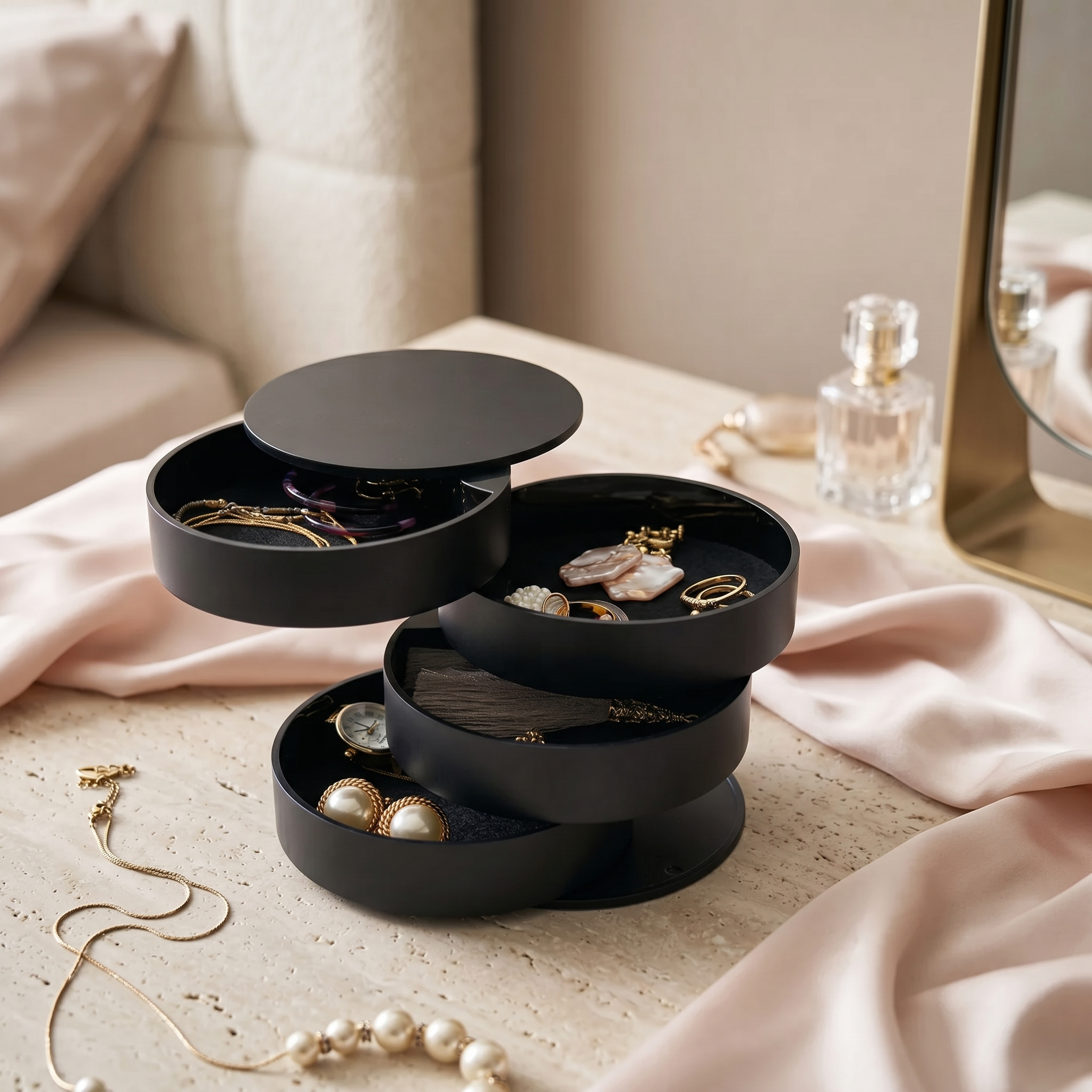 Boîte À Bijoux Ronde