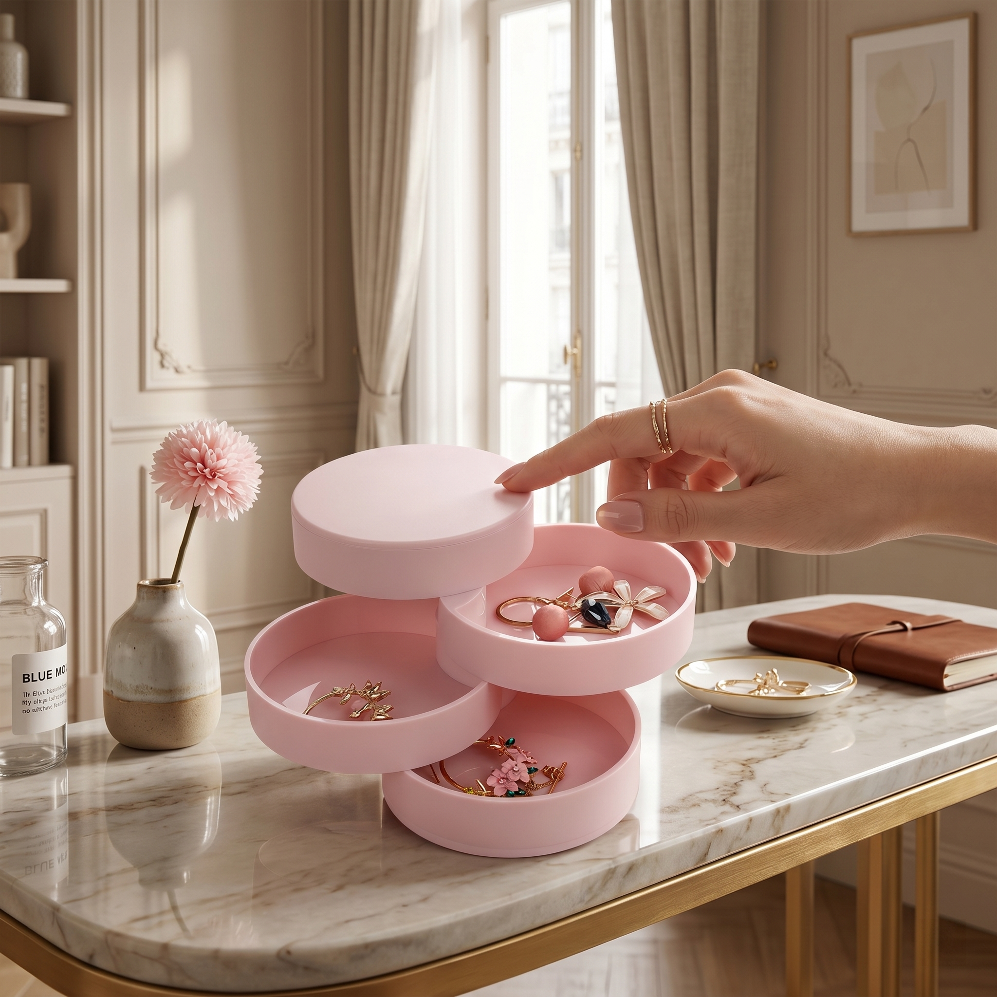 Boîte À Bijoux Ronde