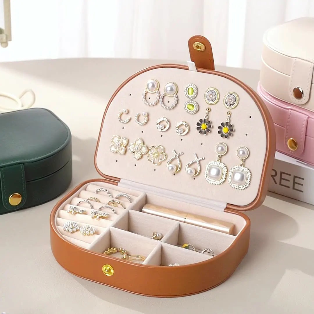 Boîte À Bijoux En Cuir Format Voyage