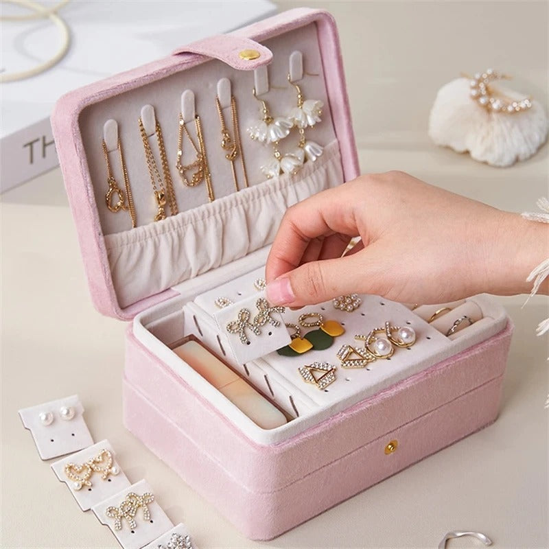 Boîte À Bijoux De Voyage Velours