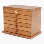 Boîte À Bijoux En Bois 6 Tiroirs