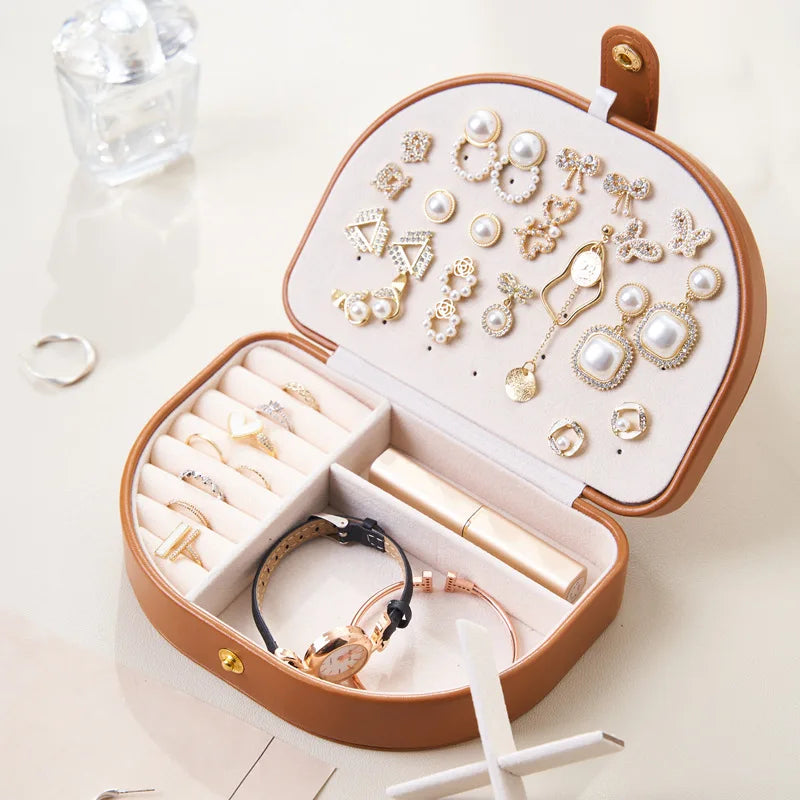 Boîte À Bijoux En Cuir Format Voyage
