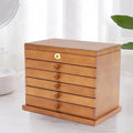 Boîte À Bijoux En Bois 6 Tiroirs