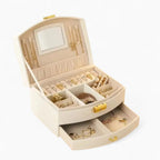 Boîte À Bijoux De Voyage Avec Miroir