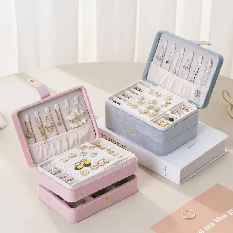 Boîte À Bijoux De Voyage Velours
