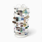 Présentoir Rotatif Boucles d’Oreilles 4 Niveaux En Métal