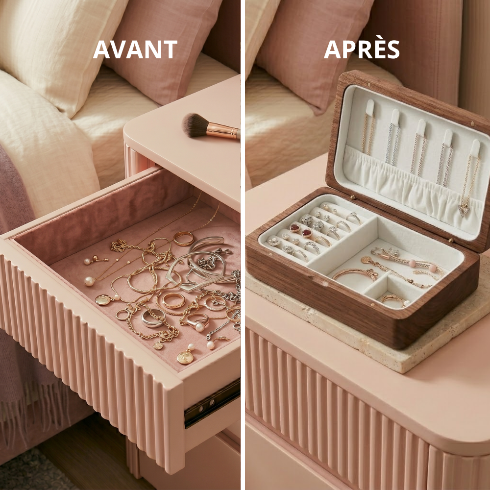 Petite Boîte À Bijoux En Bois