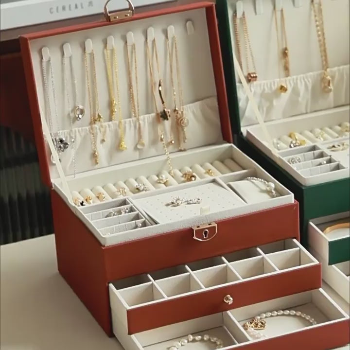 Boîte A Bijoux Femme Cuir